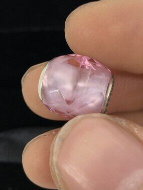 👍👍  Pandora Pink Heart Murano Glass Charm